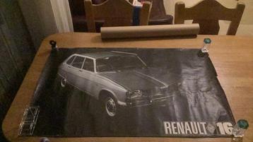 Poster Renault 16 van dealer beschikbaar voor biedingen