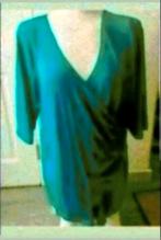 Blauw tuniek, Ophalen of Verzenden, Zo goed als nieuw, Maat 46/48 (XL) of groter, Blauw