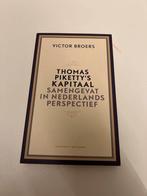 Piketty's Kapitaal Samengevat - Victor Broers, Boeken, Ophalen of Verzenden, Zo goed als nieuw, Politiek en Staatkunde, Nederland