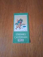Franse folder Casterman met o.a. Hergé strips 1953, Boeken, Stripboeken, Gelezen, Eén stripboek, Ophalen of Verzenden, Hergé