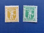 Postzegel Zwitserland 1907 PF 2 zegels Willem Tell, Verzenden, Postfris