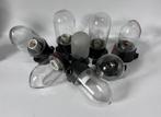 Vintage donker bakelieten stallamp - diverse modellen va €25, Antiek en Kunst, Antiek | Lampen, Ophalen of Verzenden