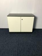 3x Klapdeurkast Sedus, wit/donkergrijs, H77 x B100 x D44 cm., Ophalen, Gebruikt