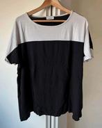 Shirt zwart met witte Yessica maat XL, Zwart, Maat 46/48 (XL) of groter, Ophalen of Verzenden, Zo goed als nieuw