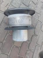 Giveg kap rookgasafvoer aluminium, Ophalen of Verzenden, Gebruikt, Ventilator en Afzuiger