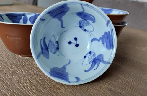 *Antieke Capucijner kopjes 19e eeuw, Antiek en Kunst, Antiek | Porselein, Ophalen of Verzenden