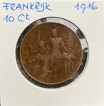 1916 FRANKRIJK 3E REPUBLIEK 10 CENTIMES, Ophalen of Verzenden, Frankrijk, Losse munt