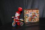 Antieke kerst celluloid/blik speelgoed driewieler kerstman, Diversen, Kerst, Ophalen of Verzenden, Zo goed als nieuw