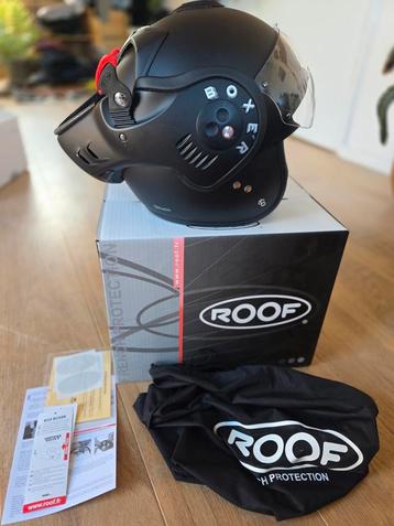 Roof Boxer v8 mat zwart maat M motor systeemhelm beschikbaar voor biedingen