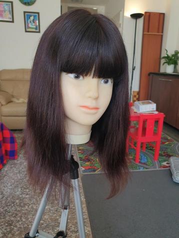 100%Real Remy Indian haar pruik Human hair wig wigs beschikbaar voor biedingen