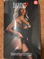 Daring Intimates Lingerie Set Zwart S/M, Kleding | Dames, Verzenden, Zwart, Setje