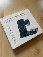 3 in 1 wireless charger. Nieuw in doos., Telecommunicatie, Ophalen of Verzenden, Zo goed als nieuw, Apple iPhone