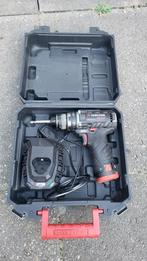 Parkside PBSPA12 accuboormachine 12V (+ accu/lader/koffer), Doe-het-zelf en Verbouw, Gereedschap | Boormachines, Gebruikt, Variabele snelheid