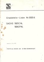 Sachs 50/3 50/4 Ersatzteile Liste (8022z) bromfiets blok, Verzenden, Gebruikt