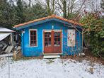 Leuke blauwe blokhut te koop!, Ophalen, Gebruikt, Blokhut, 2 ramen