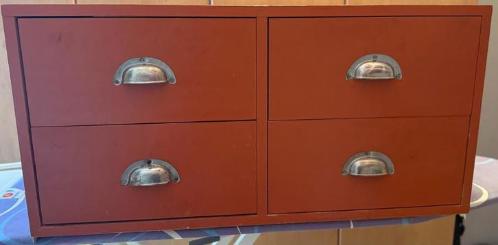 Wedeka 4-ladenblok 80x40 cm, Huis en Inrichting, Kasten | Stellingkasten, Gebruikt, Ophalen