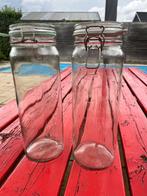 2 weckpotten van 2 liter te koop, Ophalen of Verzenden, Zo goed als nieuw, Glas, Pot, Bus of Blik