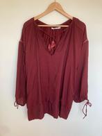 Faithfull the brand bordeaux rode blouse tuniek visgraad S, Kleding | Dames, Blouses en Tunieken, Base Logistics B.V, Zo goed als nieuw