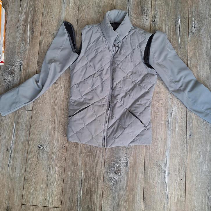 Cavalleria Toscana Jas - Maat M, Kleding | Dames, Bodywarmers, Zo goed als nieuw, Maat 38/40 (M), Grijs, Ophalen of Verzenden