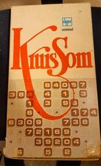 Kruissom Bordspel - Vintage!, Ophalen of Verzenden, Minder dan 500 stukjes, Gebruikt, Overige typen