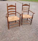 Antiek fauteuils landelijk jaren 60 nette staat, Ophalen, Gebruikt, 75 tot 100 cm, 50 tot 75 cm