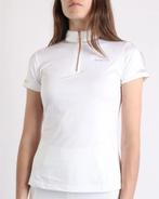 Montar Wit wedstrijdshirt MoKelsey Crystal Polo 152 164