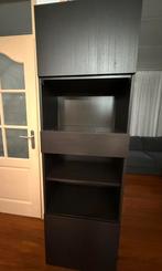 Wandkast zwart ikea, Huis en Inrichting, Zo goed als nieuw, 150 tot 200 cm, 25 tot 50 cm, 50 tot 100 cm