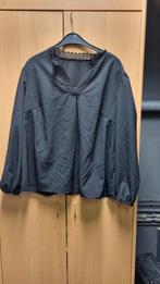 Zwart Shein shirt met kant, maat 44/46, Kleding | Dames, Zwart, Maat 46/48 (XL) of groter, Ophalen of Verzenden, Zo goed als nieuw