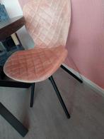 Roze velvet stoelen, Huis en Inrichting, Stoelen, Stof, Zo goed als nieuw, Ophalen, Overige kleuren