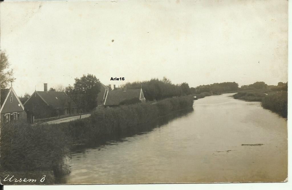 Ursem, Verzamelen, Ansichtkaarten | Nederland, Verzenden, Voor 1920, Ongelopen, Noord-Holland
