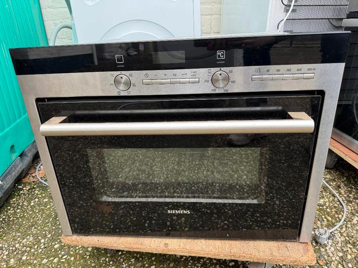 Siemens Inbouw Combi Magnetron Oven, Witgoed en Apparatuur, Magnetrons, Gebruikt, Inbouw, Combimagnetron, 60 cm of meer, Grill