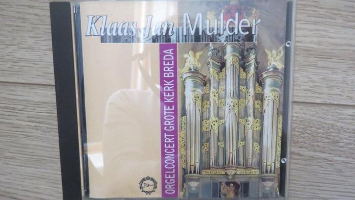 Cd orgel: Orgelconcert Grote Kerk Breda, Klaas Jan Mulder, Cd's en Dvd's, Cd's | Klassiek, Zo goed als nieuw, Overige typen, Barok
