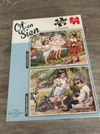 Ot en sien / 1000 - 2 puzzels / schootje spelen + kattenwerk, Ophalen of Verzenden, 500 t/m 1500 stukjes, Zo goed als nieuw