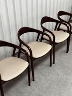 Design stoelen - opruim sale - eiken en noten hout, Huis en Inrichting, Stoelen, Bruin, Ophalen of Verzenden, Zo goed als nieuw