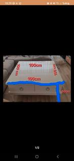 Salontafel met 4 lades - Praktisch & Stijlvol!, Huis en Inrichting, Ophalen, Gebruikt, 50 tot 100 cm, 50 tot 75 cm