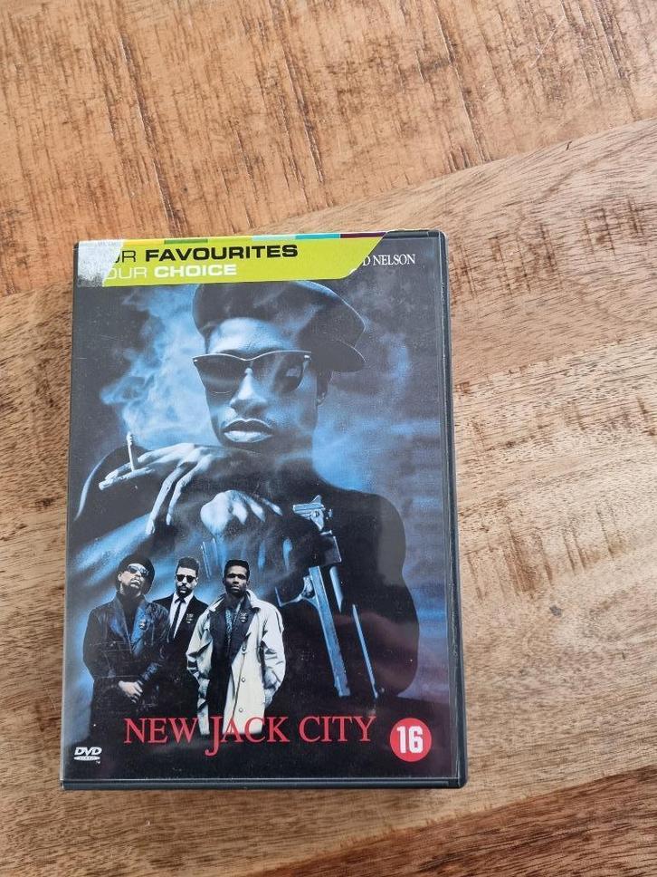 New Jack City - Wesley Snipes - Ice T - Mario Van Peebles, Cd's en Dvd's, Dvd's | Thrillers en Misdaad, Zo goed als nieuw, Maffia en Misdaad