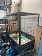 Vogelkooi en speeltjes, Dieren en Toebehoren, Ophalen, Zo goed als nieuw, Metaal, Vogelkooi