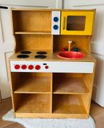 Vintage Educo houten speelkeuken keukentje kinderkeuken, Ophalen, Gebruikt, Hout, Speelkeuken