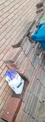 Gratis stenen voor oprit, terras tuin achter sier bestrating, Tuin en Terras, Tegels en Klinkers, Ophalen, Gebruikt, Klinkers