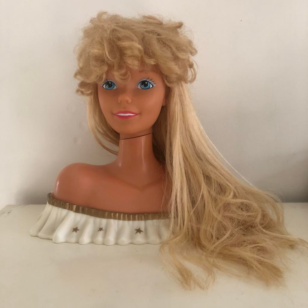 Hollywood Hair kappop Mattel jaren 80, Ophalen of Verzenden, Zo goed als nieuw, Pop