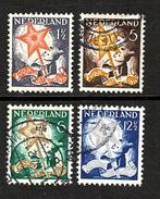 651 nvph 261-264 kinderzegels 1933 gebruikt zie scan, Postzegels en Munten, Postzegels | Nederland, Ophalen of Verzenden, T/m 1940