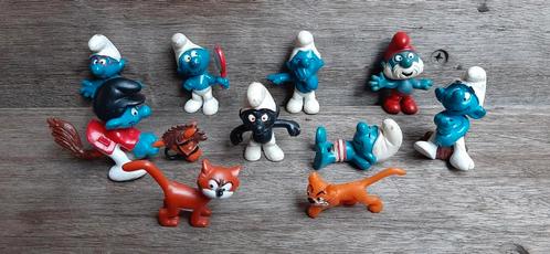 Smurfen 10x vintage figuren, Verzamelen, Smurfen, Gebruikt, Poppetje, Figuurtje of Knuffel, Ophalen of Verzenden