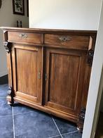 Antieke eiken halfhoge meidenkast halkast kast, Antiek en Kunst, Antiek | Meubels | Kasten, Ophalen