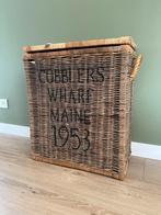 Riviera Maison mand, Huis en Inrichting, Woonaccessoires | Schalen en Manden, Ophalen of Verzenden, Zo goed als nieuw, Rond, Riet