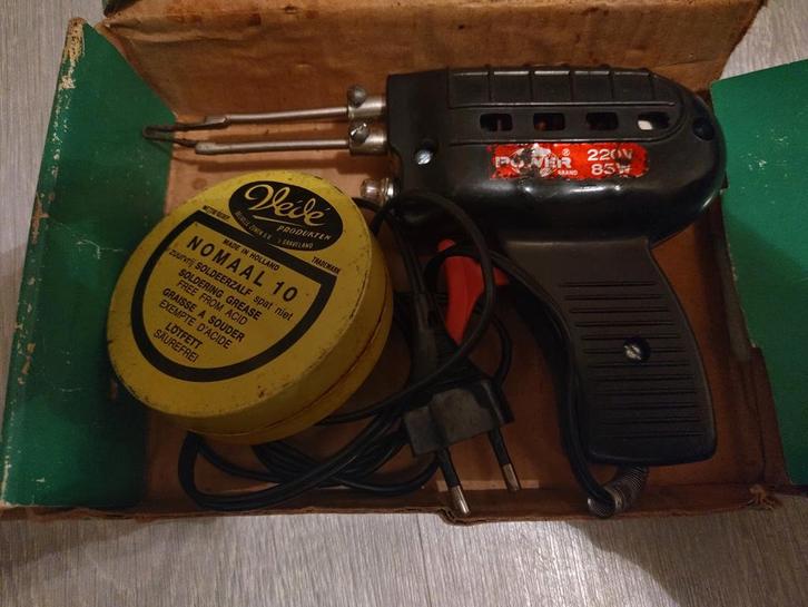 Izgs Soldeerpistool + Extra Soldeervet, Doe-het-zelf en Verbouw, Gereedschap | Lasapparaten, Gebruikt, Overige typen, Minder dan 150 ampère