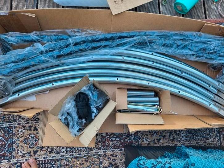 Exit Inground Trampoline 244 Onderdelen - Nieuw, Kinderen en Baby's, Speelgoed | Buiten | Trampolines, Nieuw, Ophalen