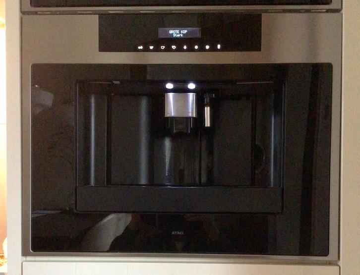 ATAG koffiemachine, Witgoed en Apparatuur, Koffiezetapparaten, Gebruikt, Koffiebonen, Combi, Afneembaar waterreservoir, Ophalen of Verzenden