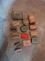 Oude buitenlandse blikjes. Frans, Belgisch Engels, Verzamelen, Blikken, Ophalen of Verzenden, Gebruikt, Overige