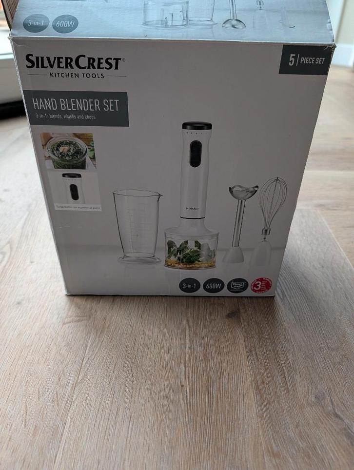 Hand blender set, Witgoed en Apparatuur, Blenders, Zo goed als nieuw, Blender, Ophalen of Verzenden