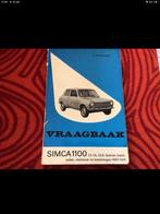 Vraagbaak Simca 1100 1967 - 1971 P. Olyslager, Auto diversen, Handleidingen en Instructieboekjes, Ophalen of Verzenden